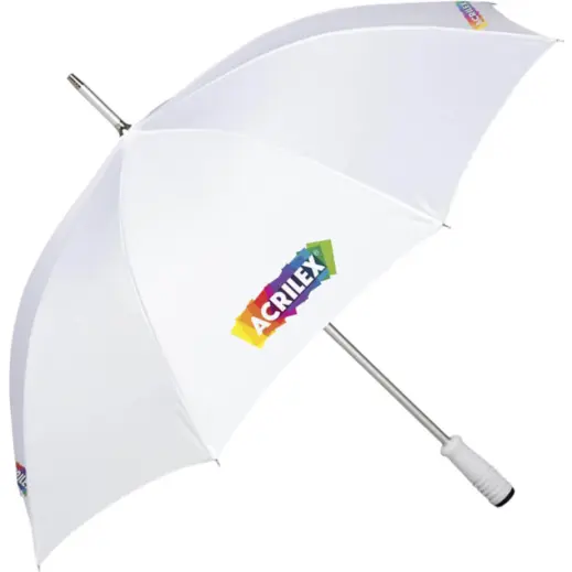 Cloudburst Auto-Open Umbrella Solid White